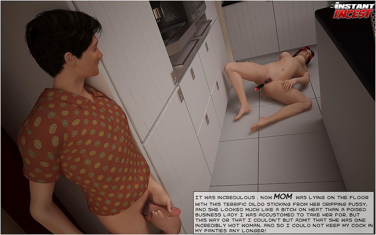 Screwing mamma on kitchen floor- Instant Incest page 1