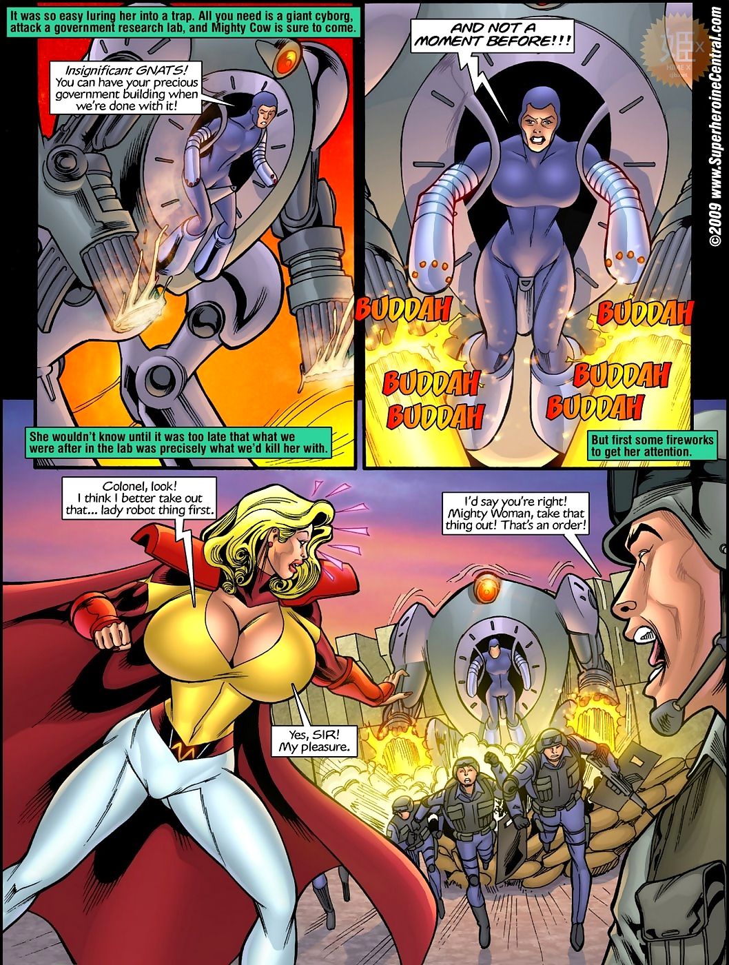 Superheroine Central- Mighty cow page 1