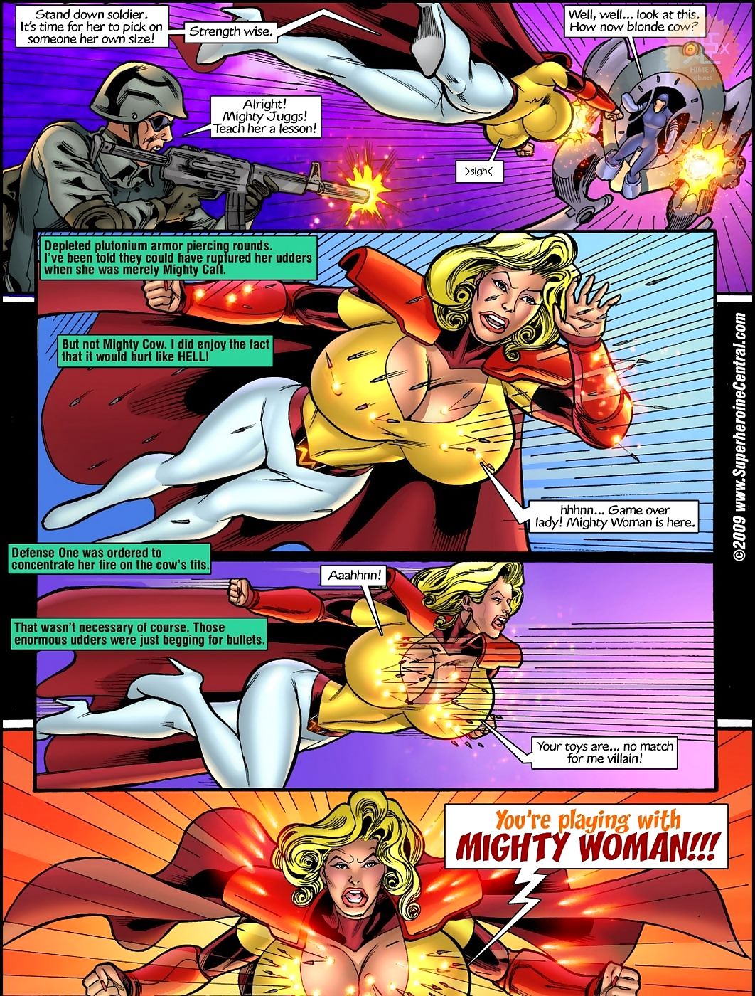 Superheroine Central- Mighty cow page 1