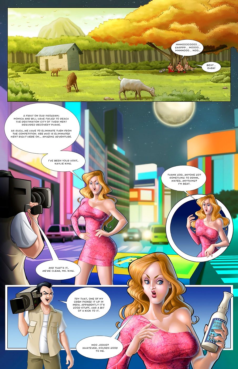 Moo-nicas Amoo-zing Adventure- Botcomics page 1