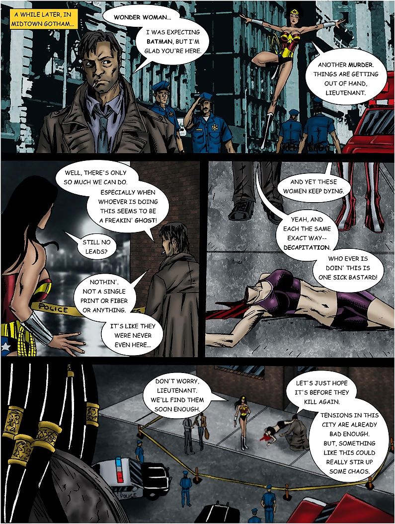 Wonder Woman vs Predator page 1