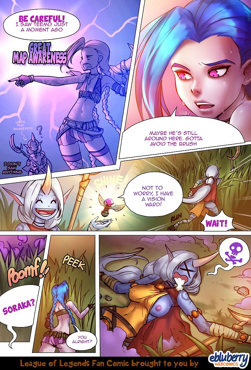 Jinx x Teemo- BlueBerry page 1