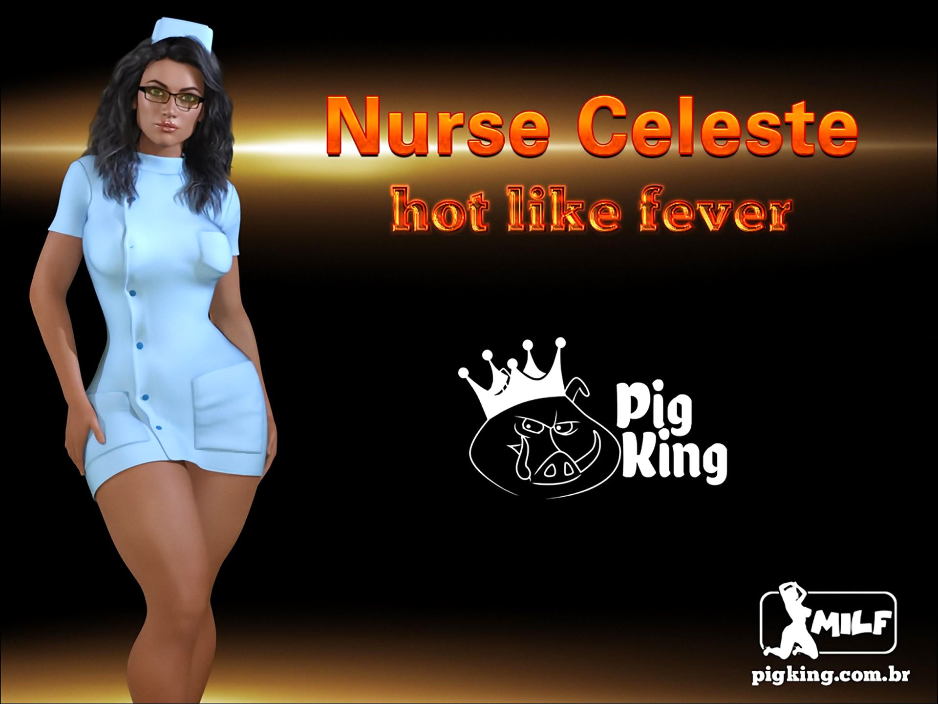 PigKing- Nurse Celeste  Hot Like Forever page 1