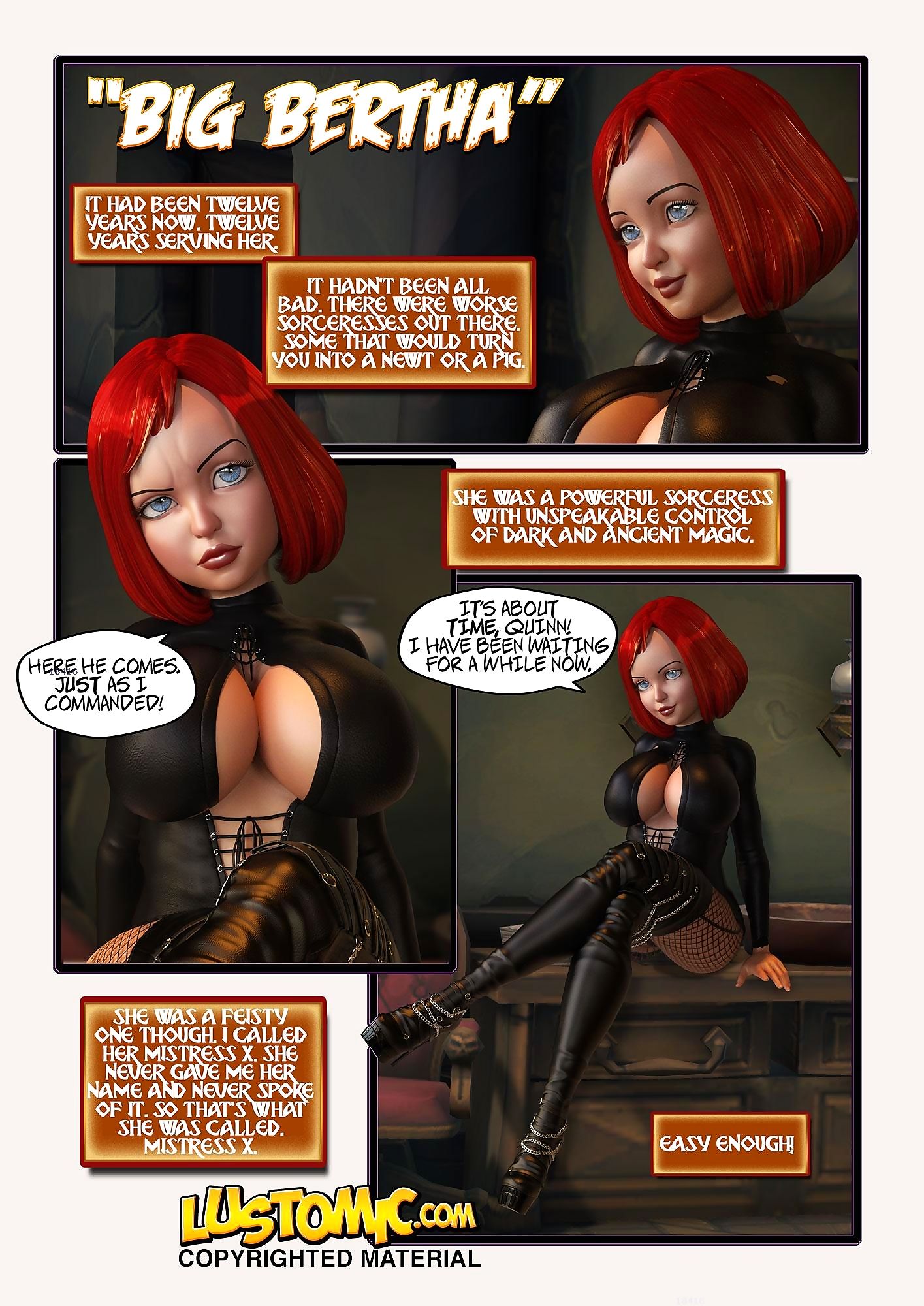 Lustomic- Mistress X page 1