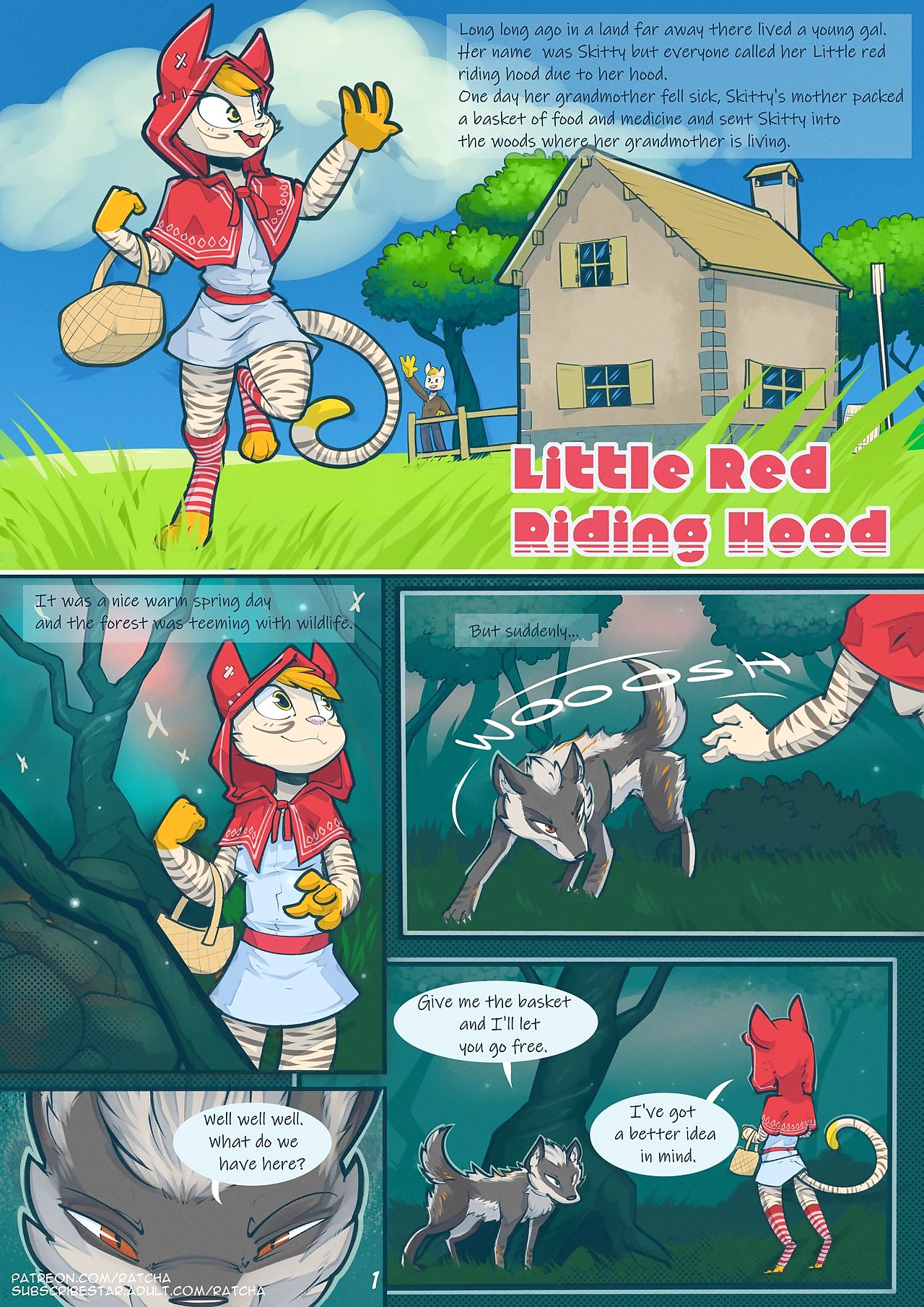 Ratcha- Little Red Riding Hood page 1