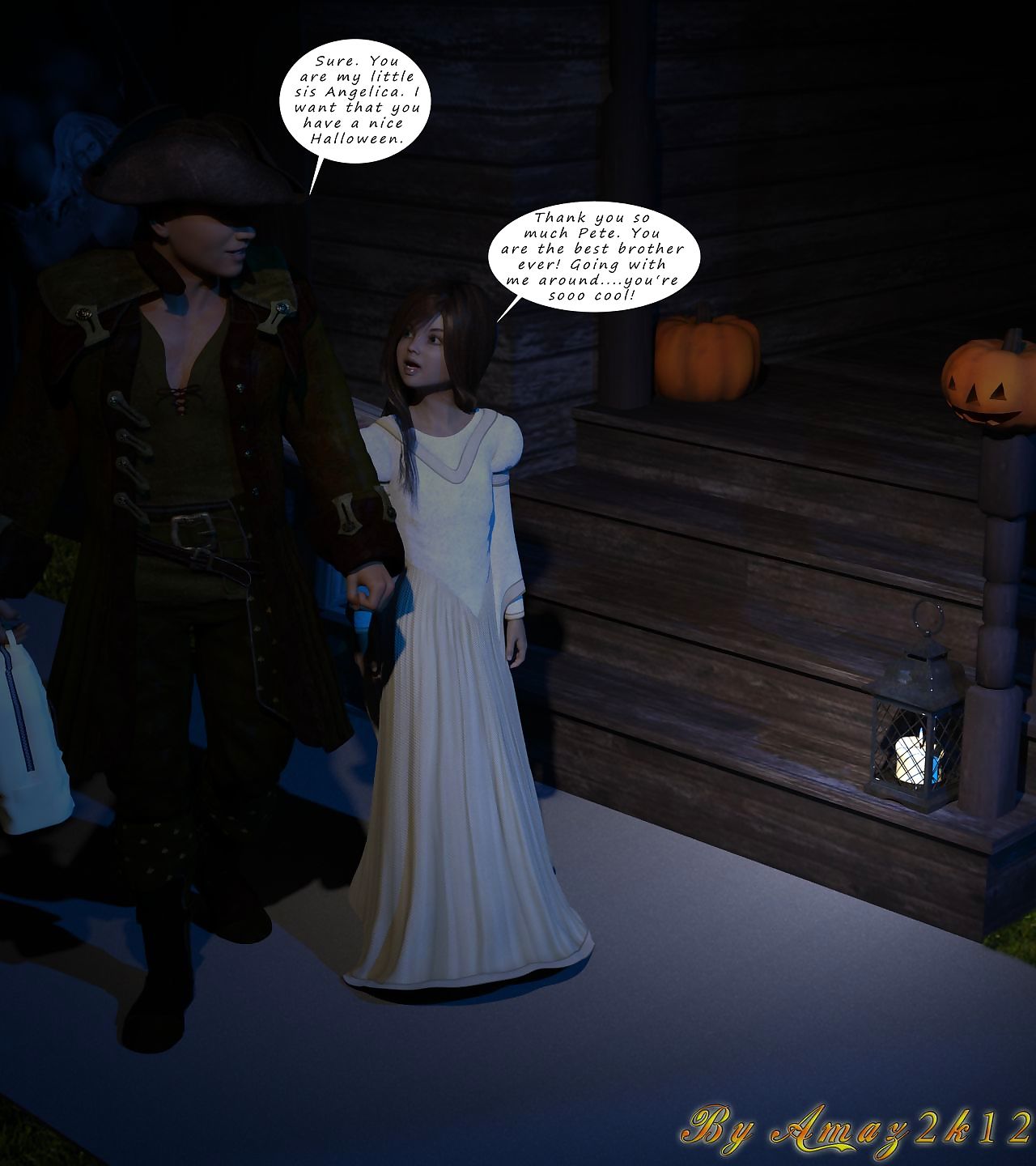 Amazeroth- Halloween Sequence page 1