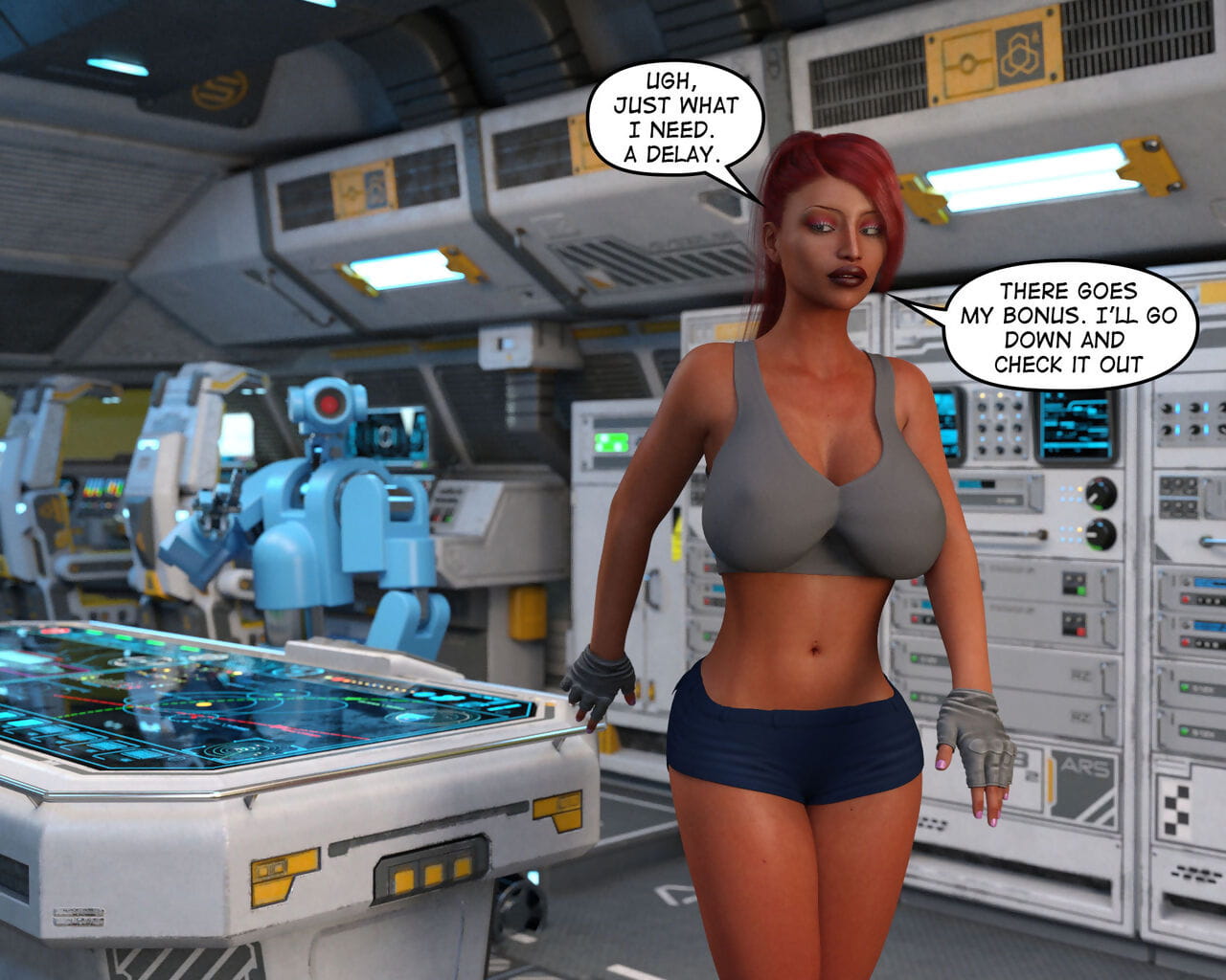 RedRobot3D- The Stowaway- Interspecies Communication #3 page 1