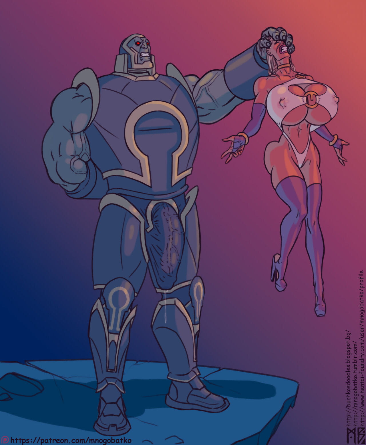 Mnogobatko- Darkseid vs Powergirl The Ultimatium page 1