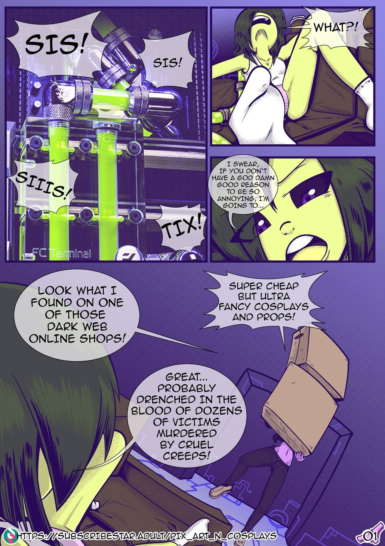 Pixelboy- Cursed Cosplays page 1