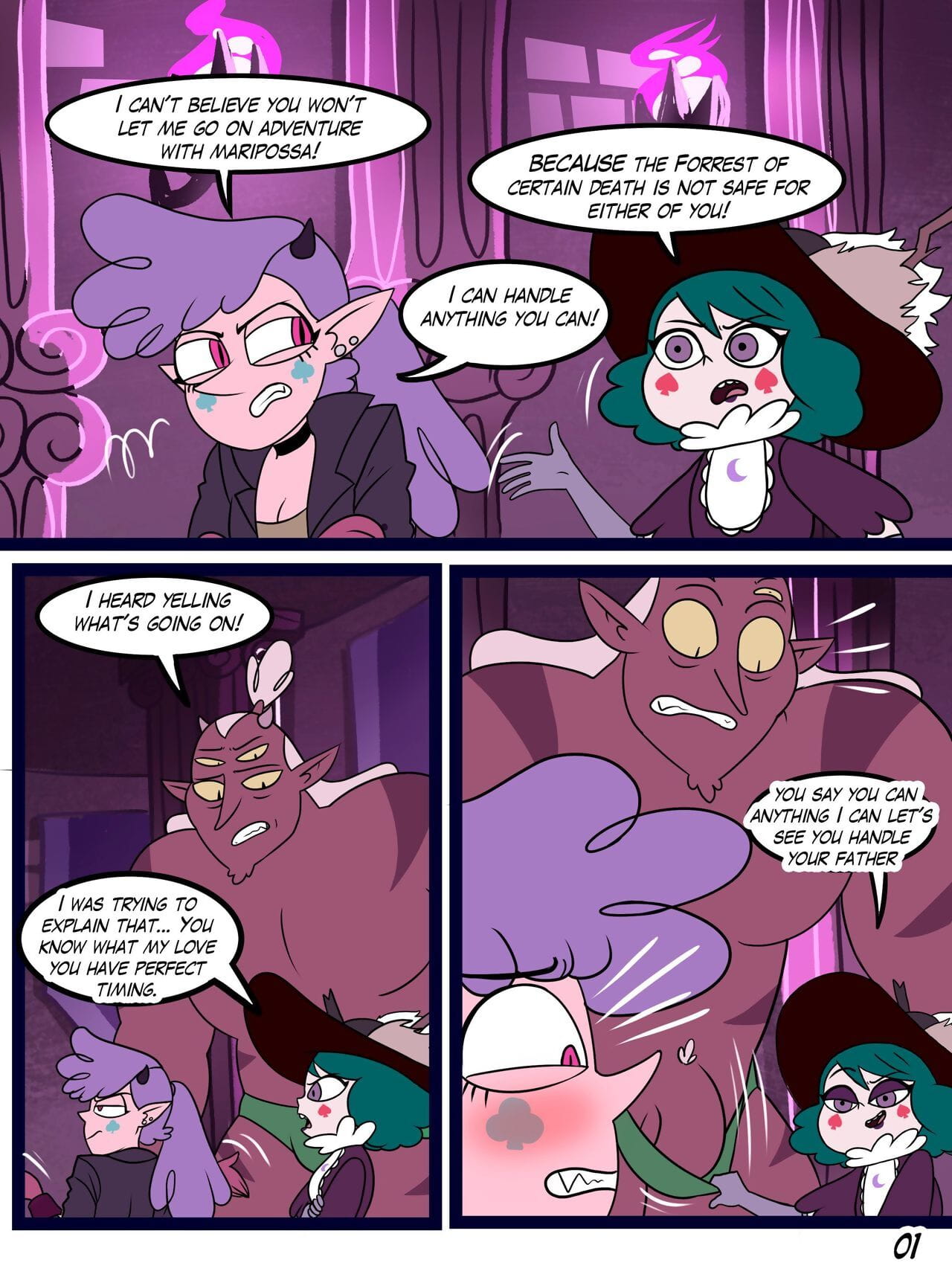 Star vs. the forces of evil- The real throne of Mewni page 1