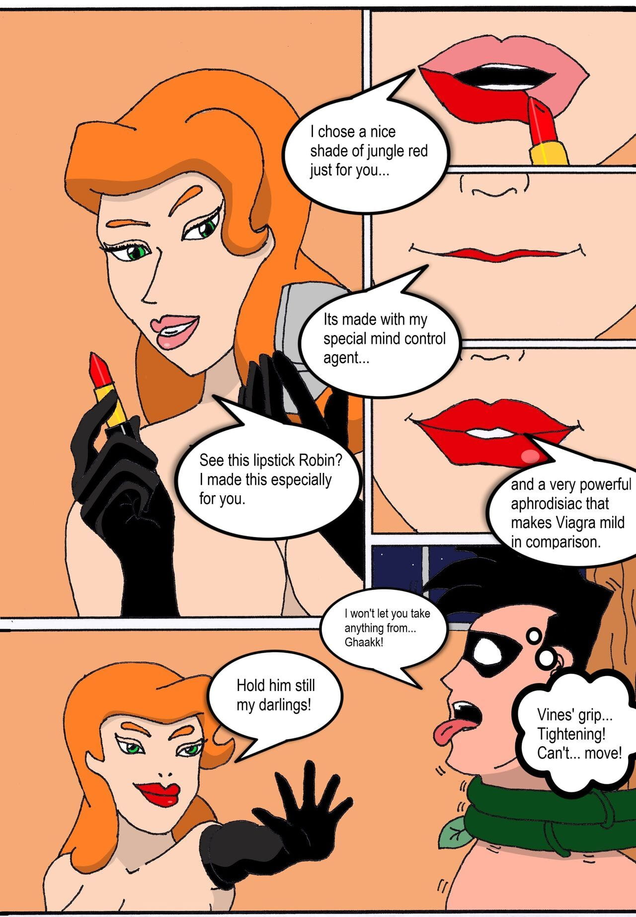 Elicitation of his Intimate Seed- Poison Ivy and Robin page 1