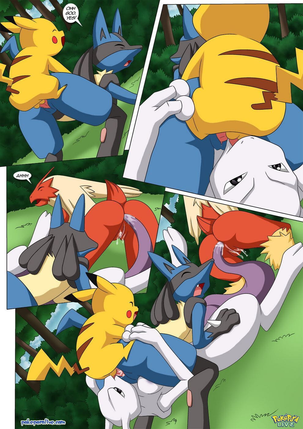Palcomix- Pokemon Female Squad page 1