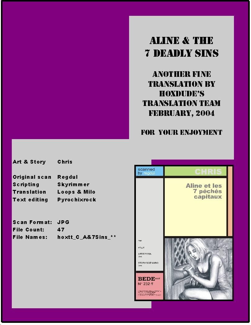 Aline & The 7 Deadly Sins page 1