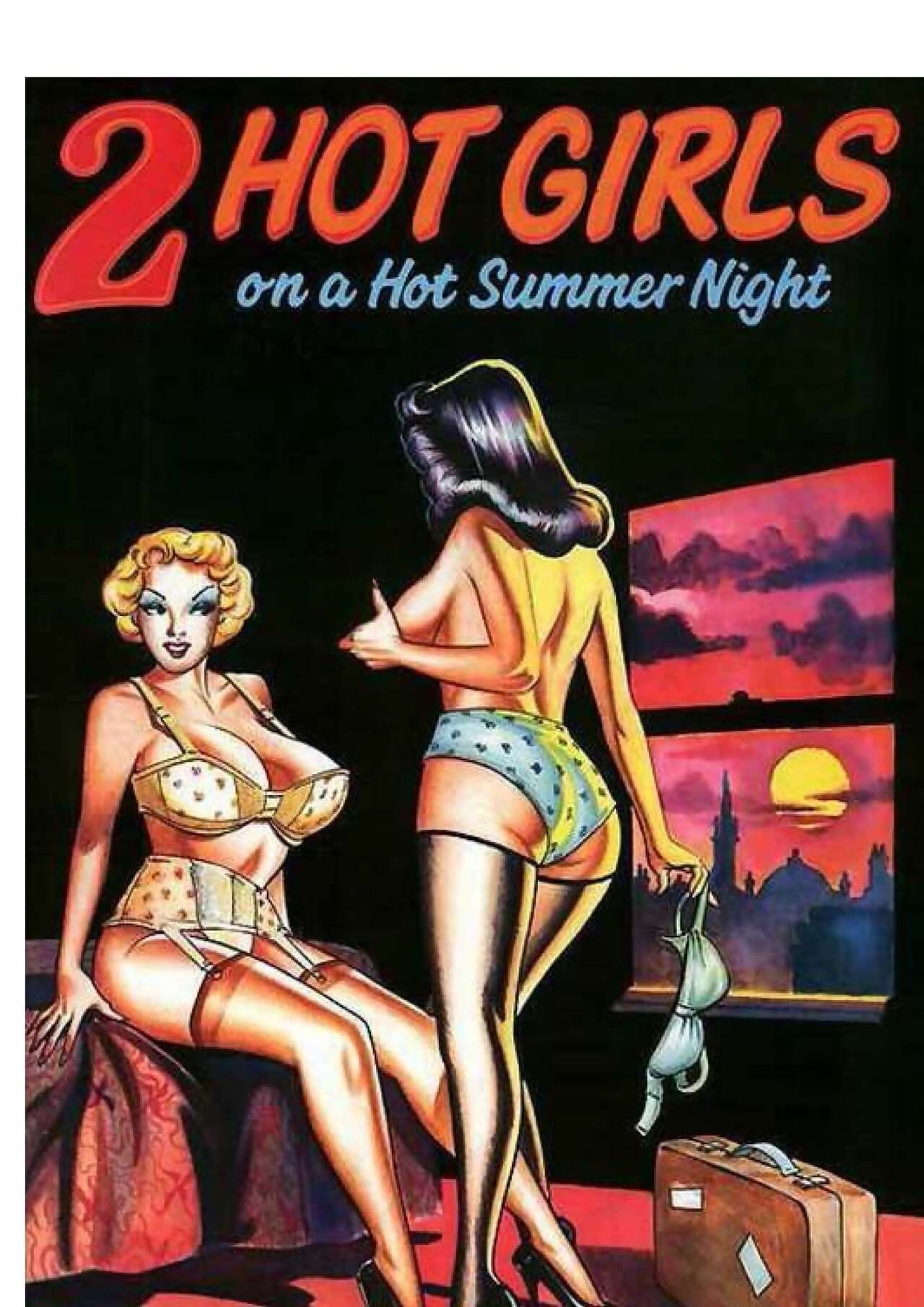 2 Hot Girls on A Hot Summer Night page 1