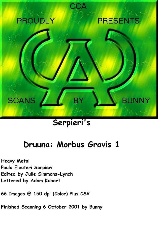 Druuna 1 - Morbus Gravis 1 page 1