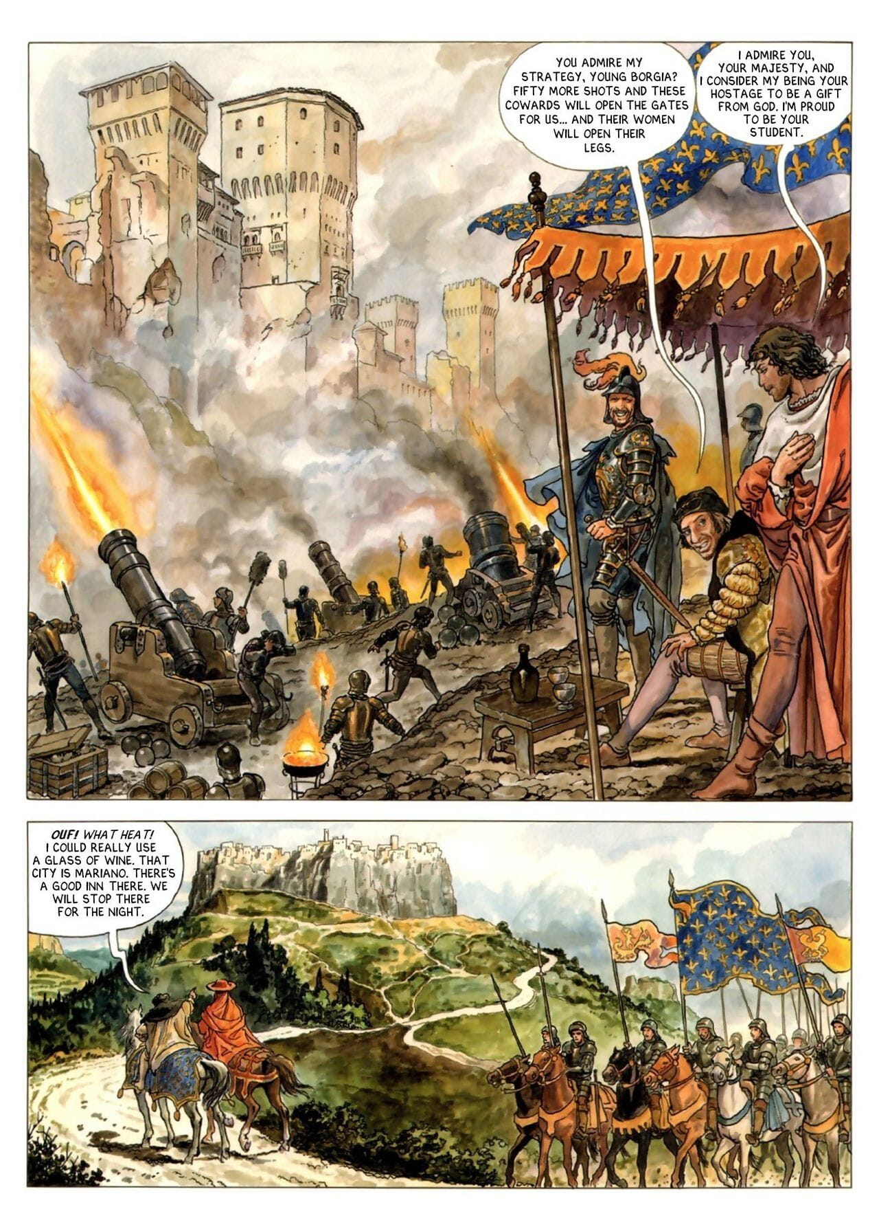 Borgia #3 - The Flames of the Pyre - part 2 page 1
