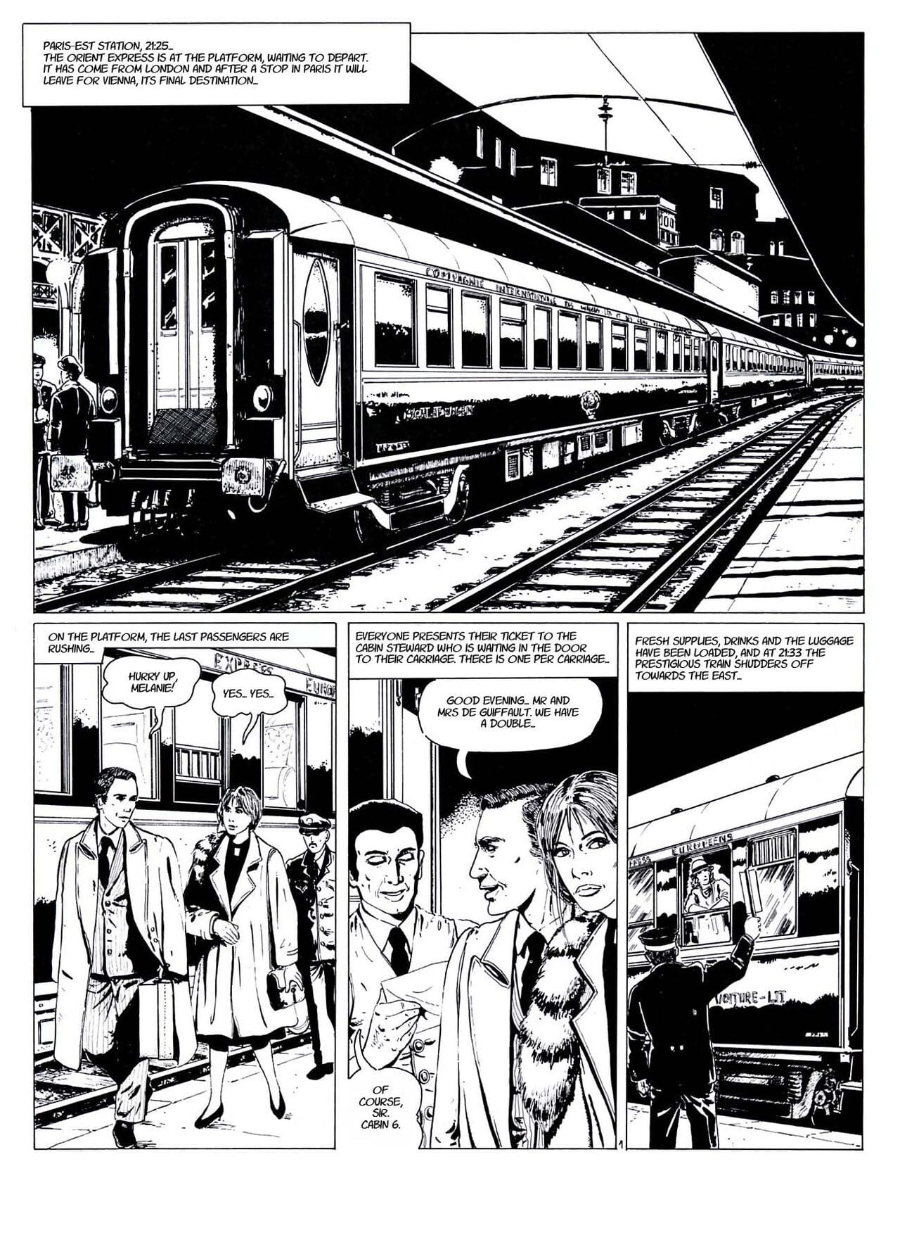 Ecstasy on the Orient Express page 1