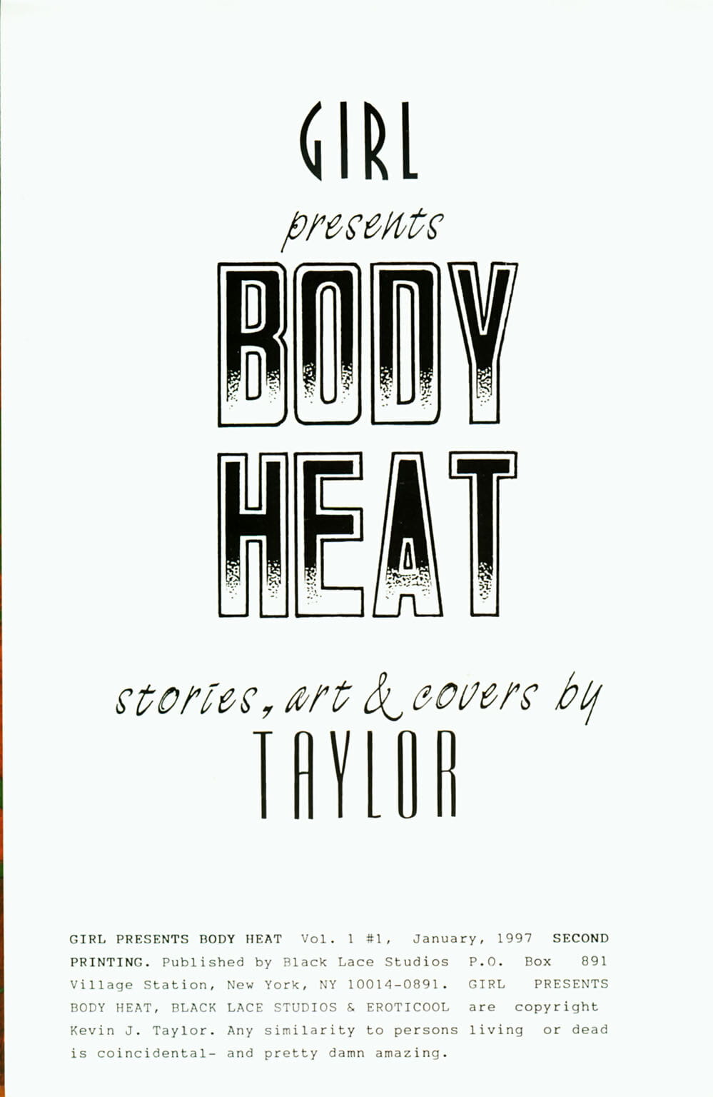 Body Heat page 1