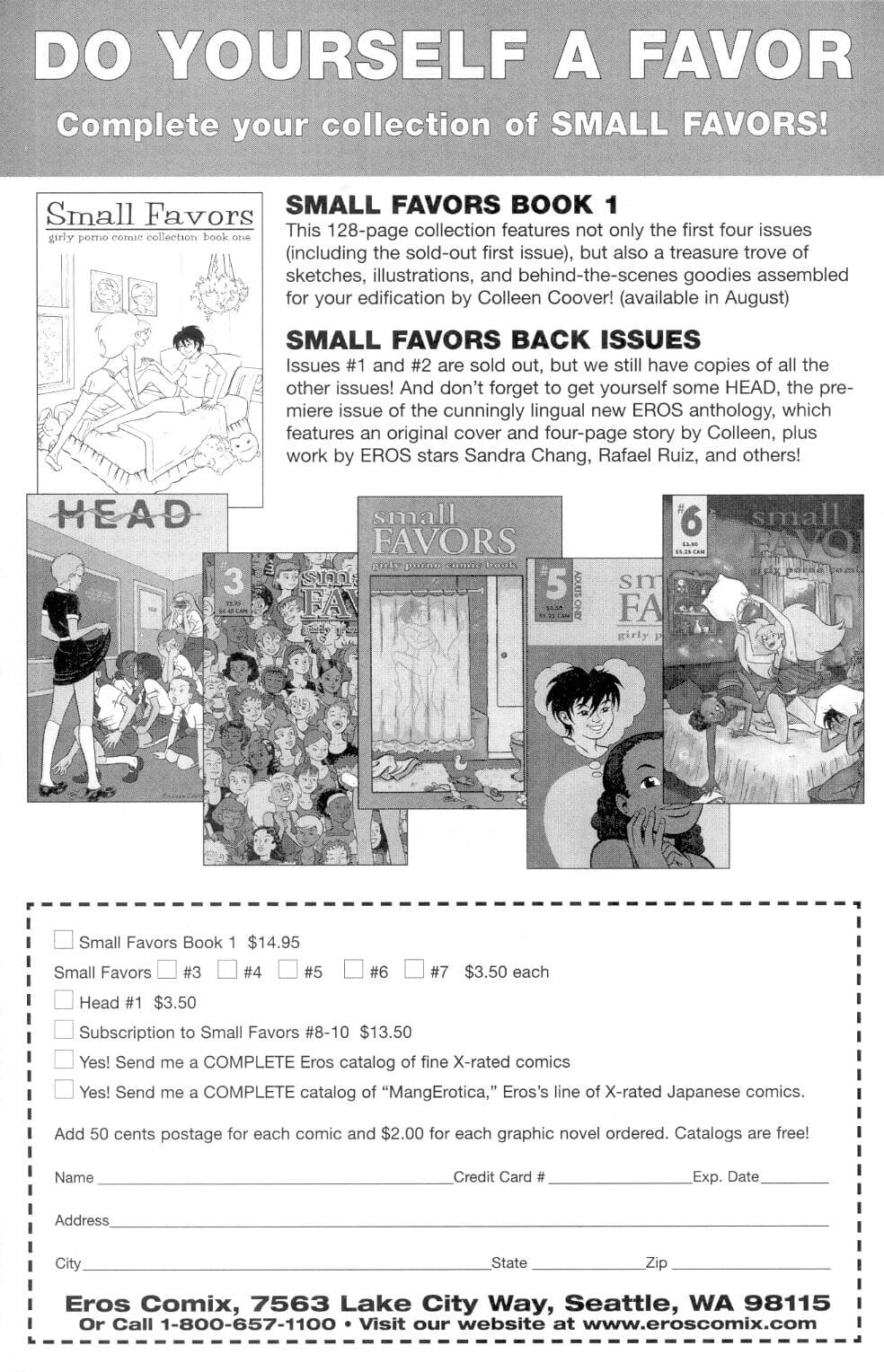 Small Favors Issue #7 ENG page 1