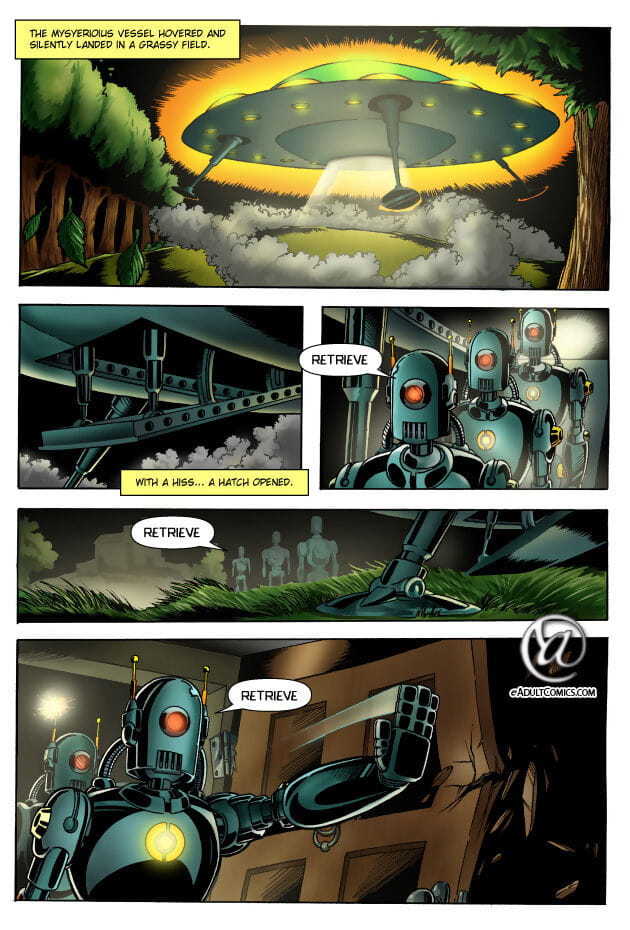 Alien Abduction #1: Unexpected Visitors page 1