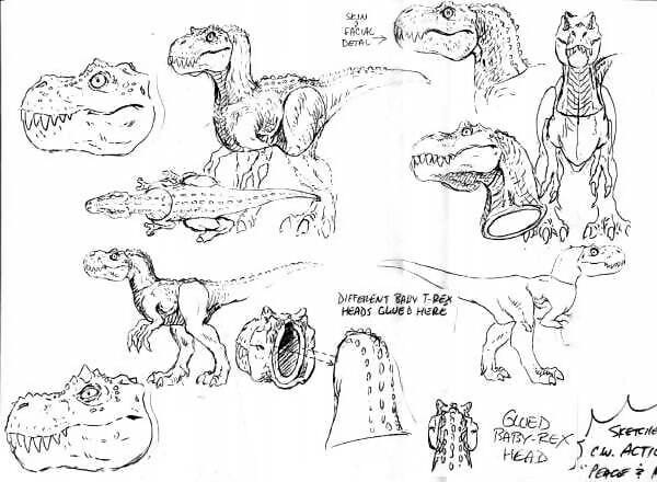 Cavewoman drawings & sketches-budd root page 1