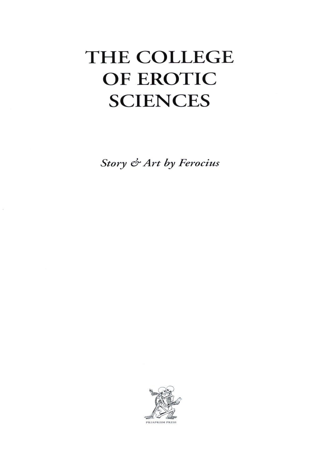 The College of Erotic Science page 1