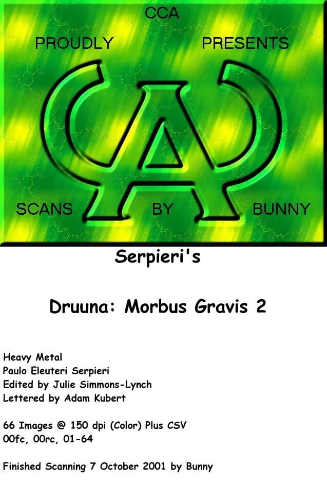Druuna 2 - Morbus Gravis 2 page 1