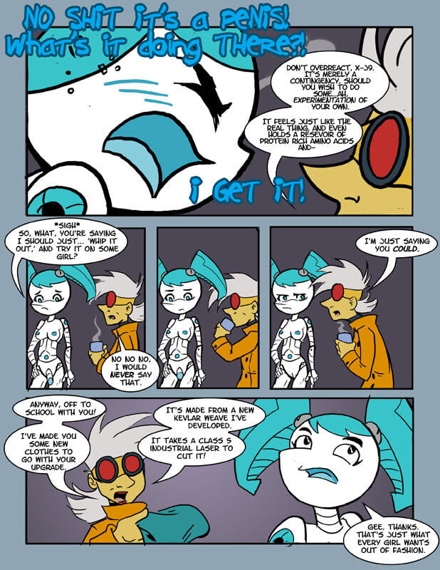 comic my life as a teenage robot page 1