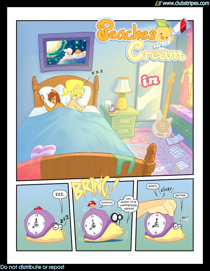 Peaches and Cream: Breakfast In Bed page 1