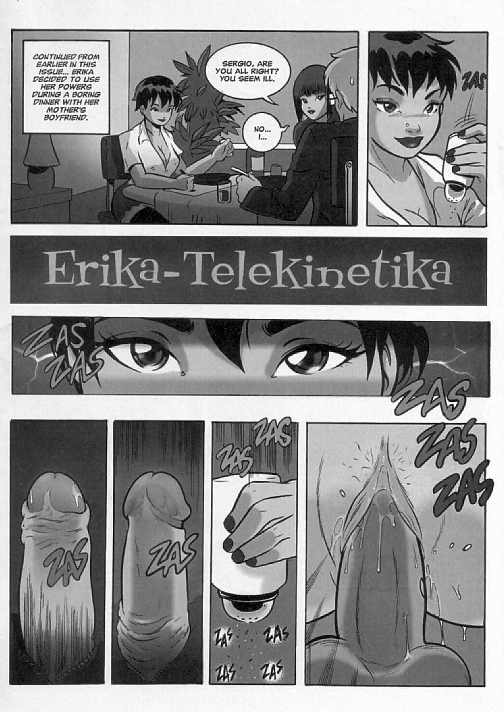 Erika Telekinetika #1 page 1