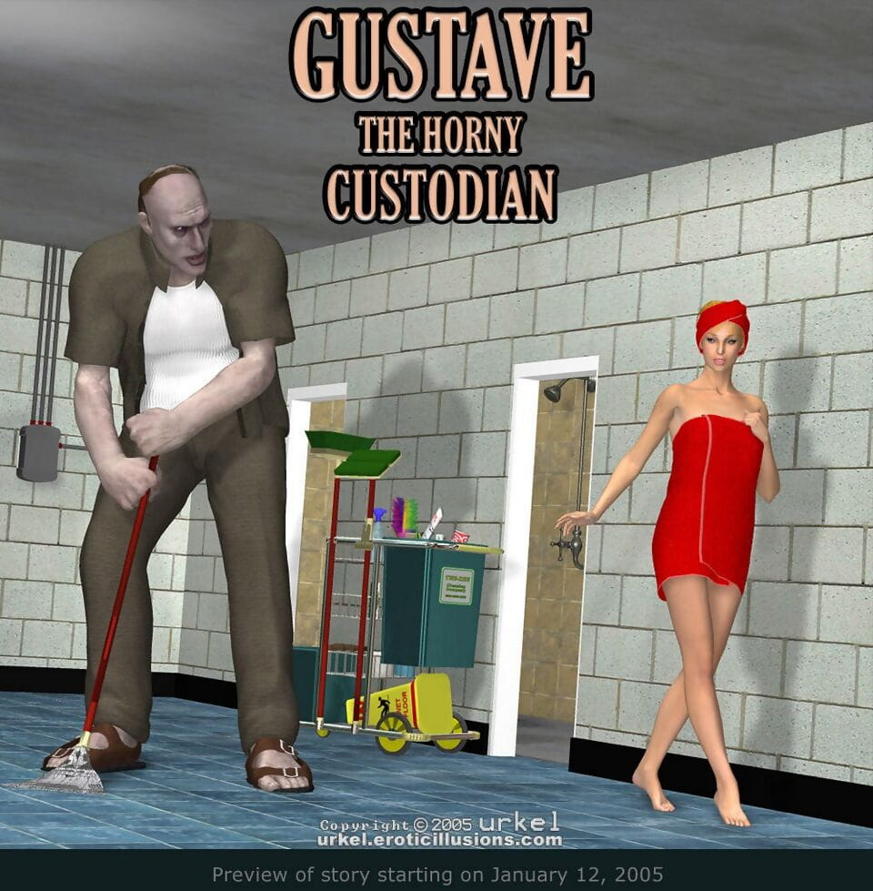 Urkel- Gustave The Horny Custodian page 1