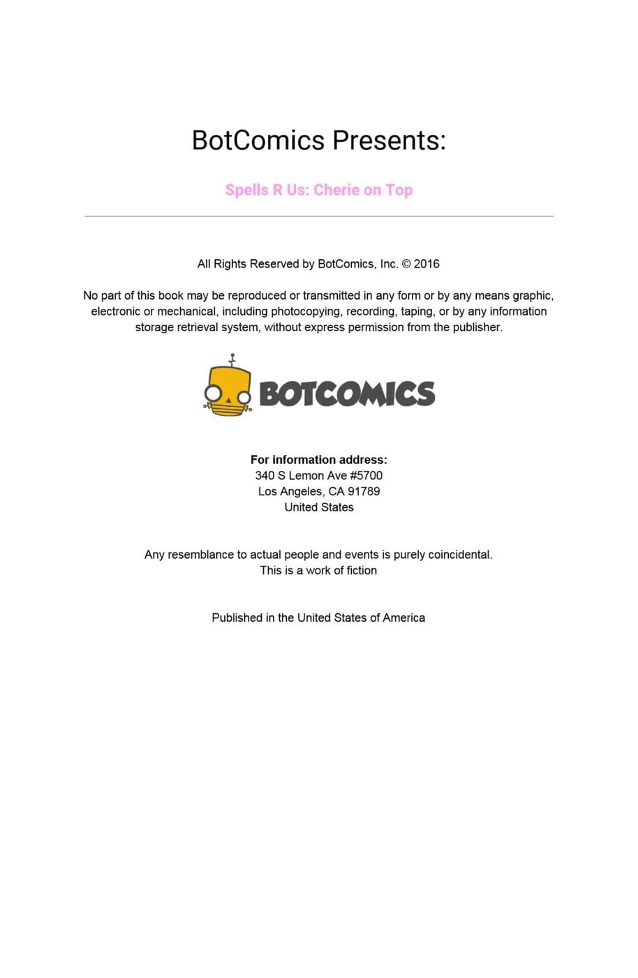 Bot- Spells R Us  Cherie on Top Issue 4 page 1