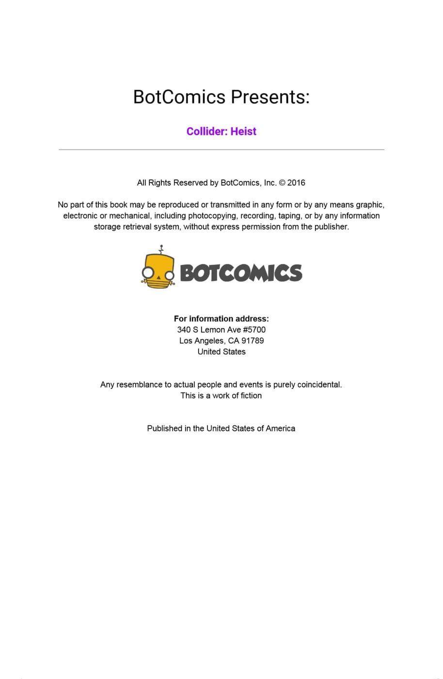 Bot- Collider- Heist Issue 1 page 1