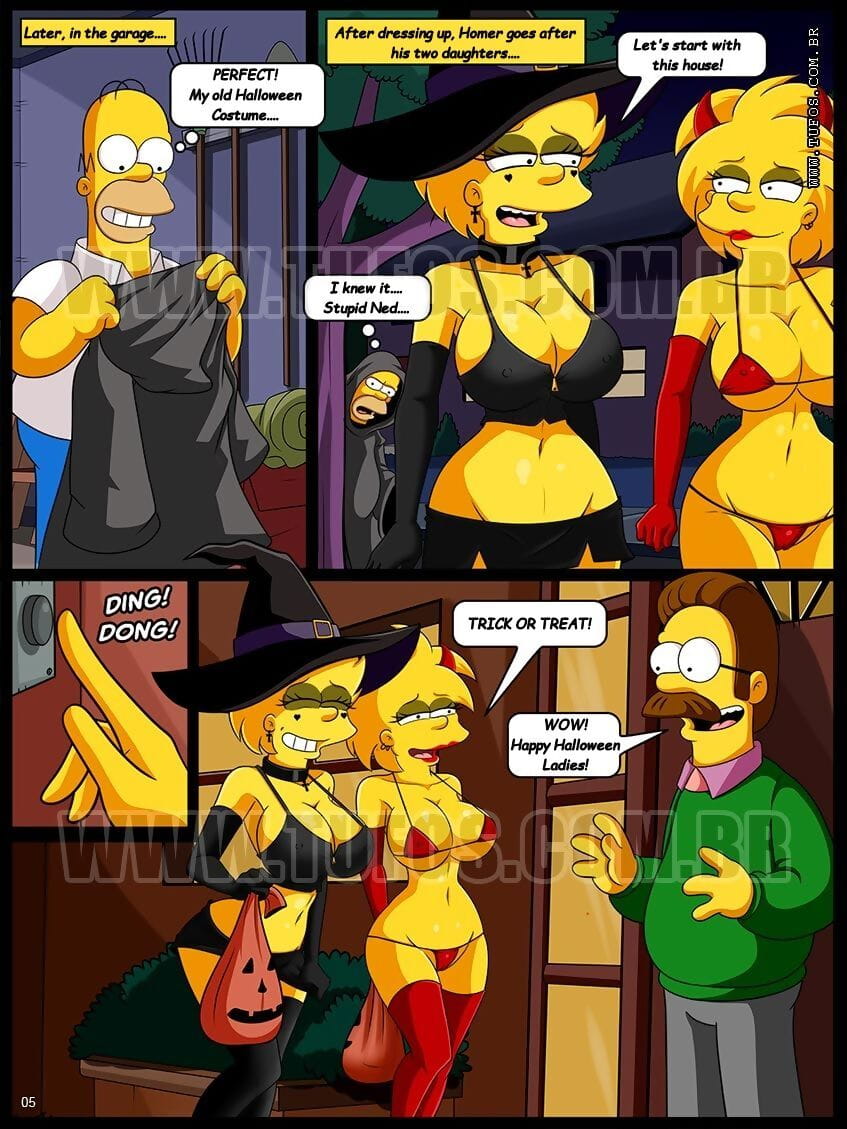 Tufos- Os Simpsons 13  Halloween Night page 1