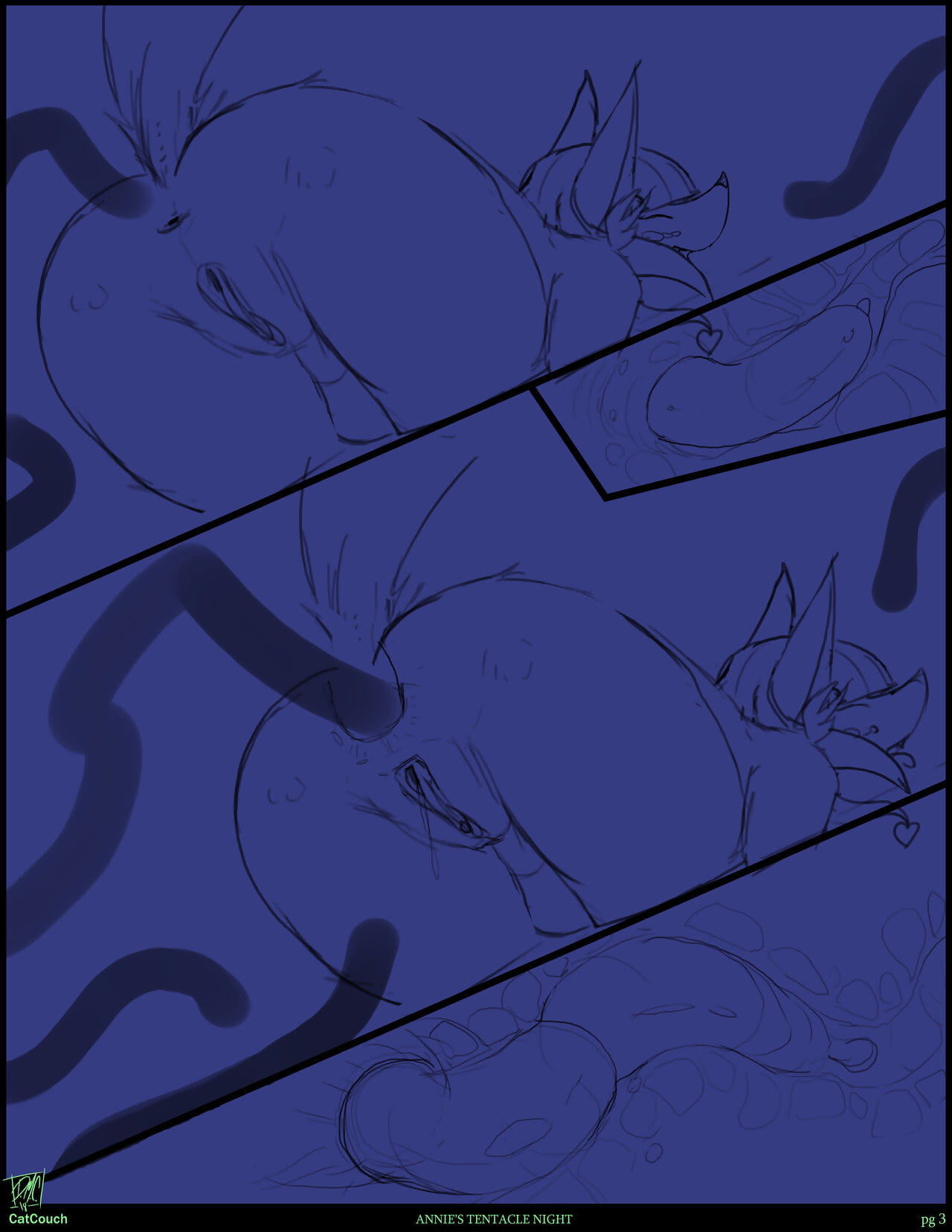 Annie Tentacle Night Comic page 1