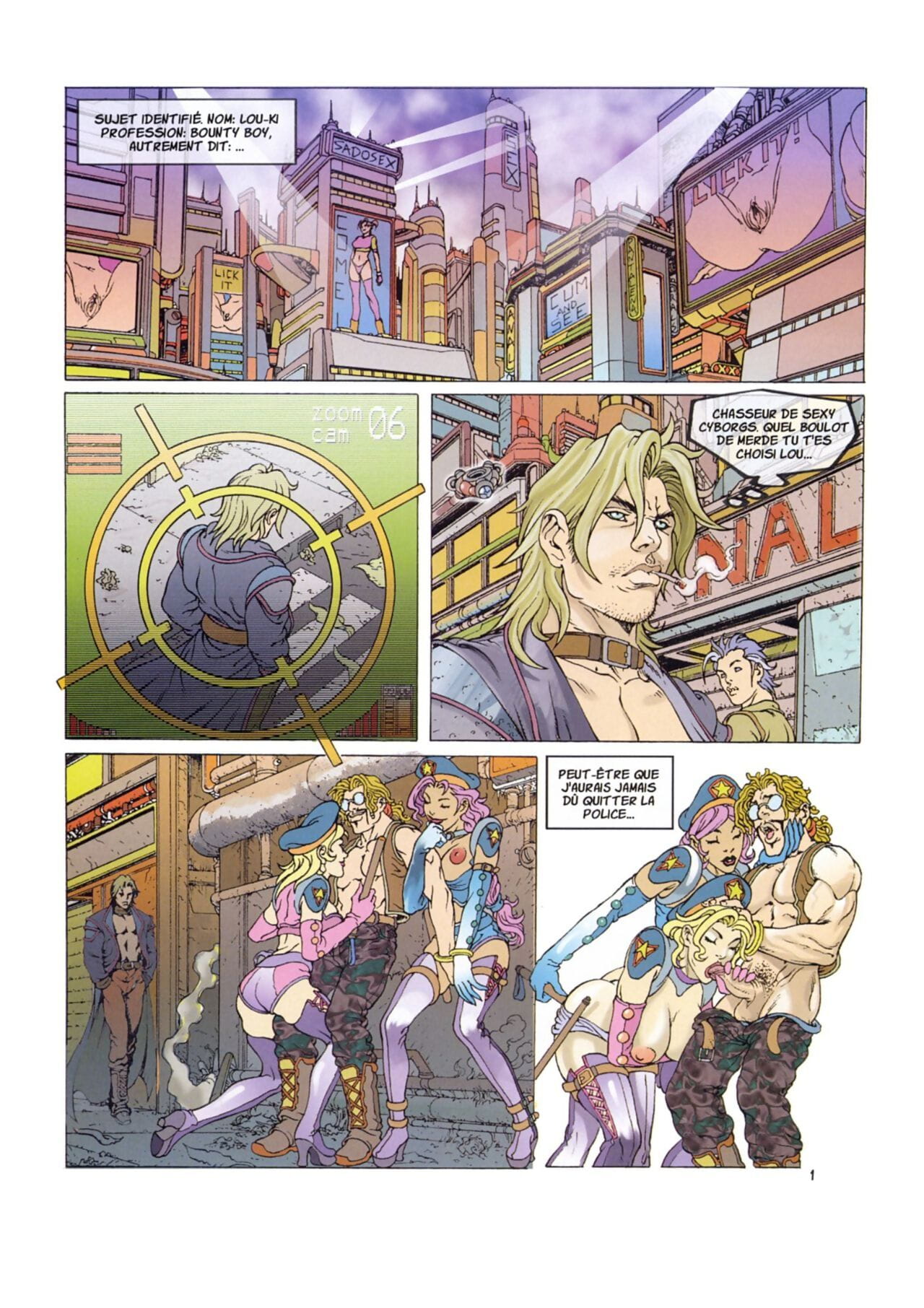 Sexy cyborg page 1