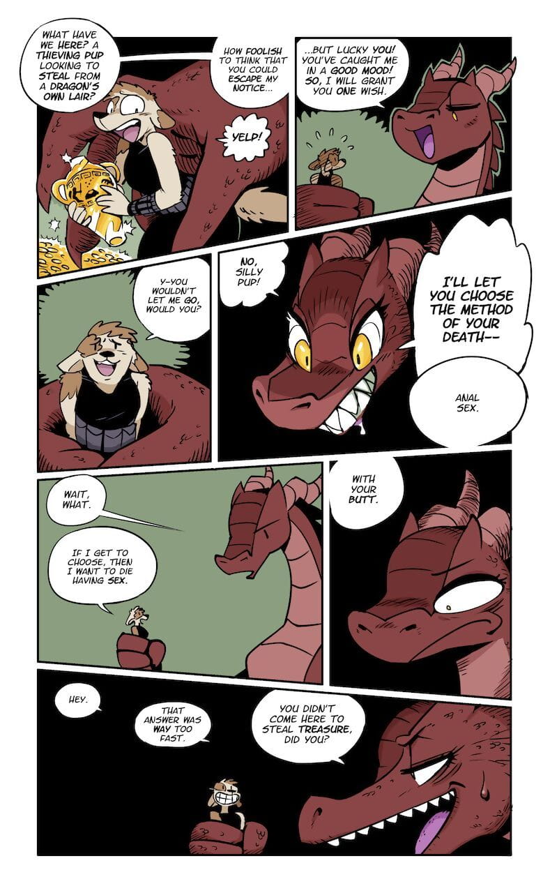 Death by Dragon Butt page 1