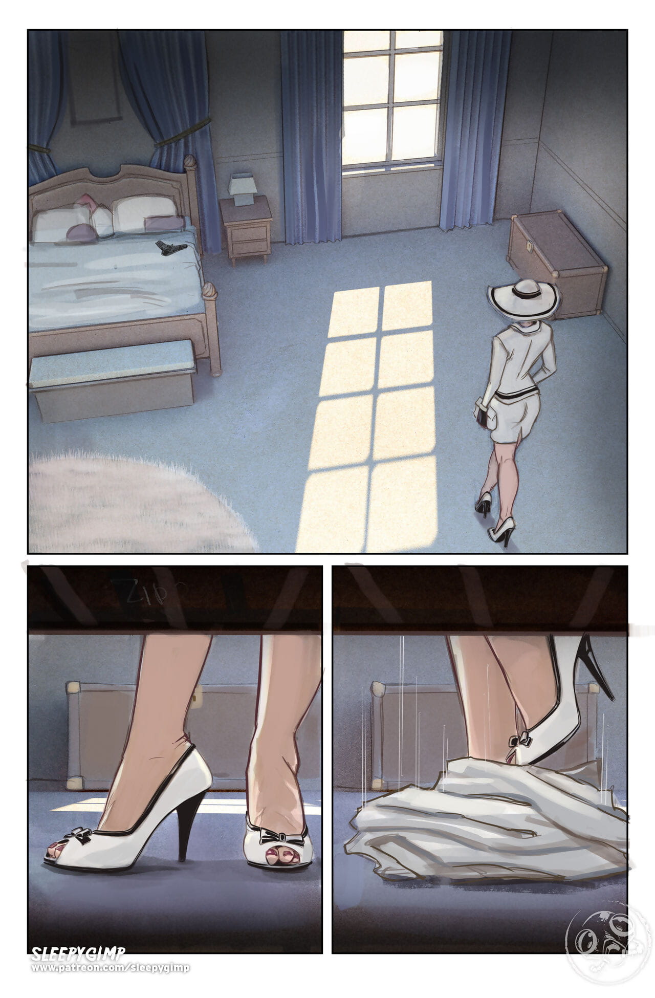 Lady and Bellhop page 1