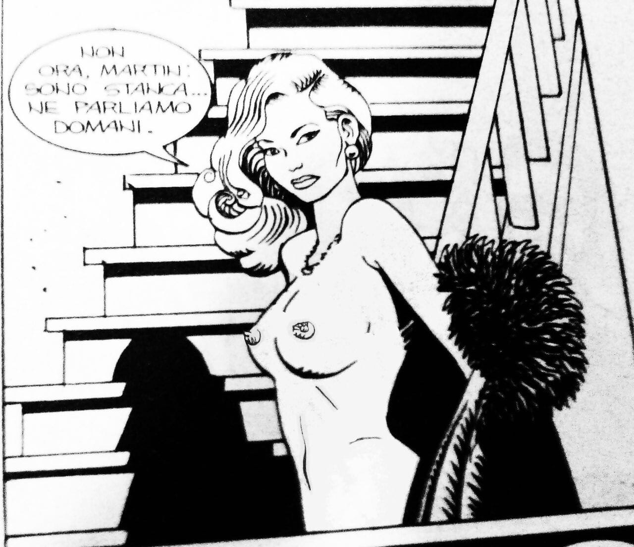 Diana Lombard Nuda - Martin Mystere page 1