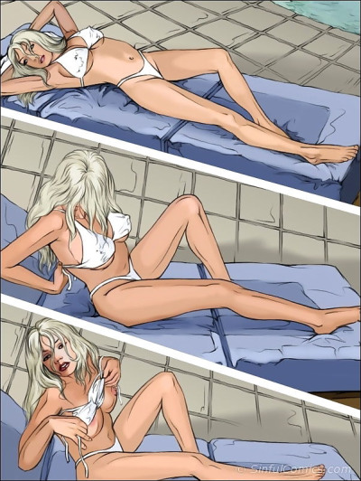 Britney lance sunbathing, pécheresse