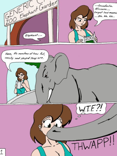 Girl into Elephant
